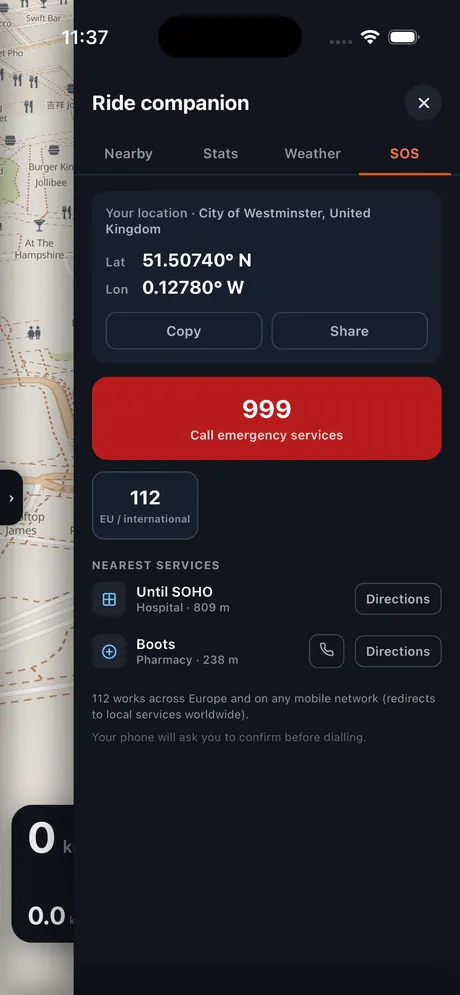 VeloPin iPhone app - Help when you need it