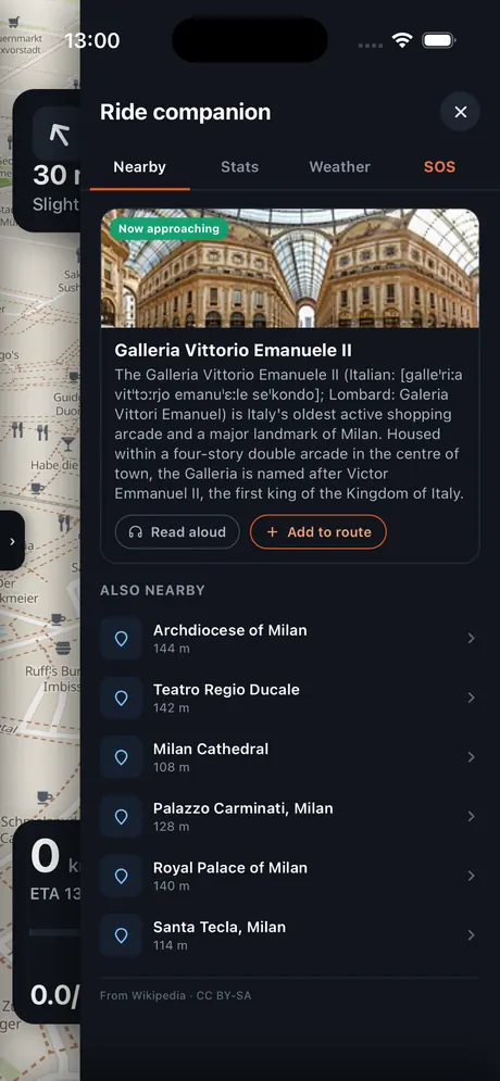 VeloPin iPhone app - Conosci ogni sosta